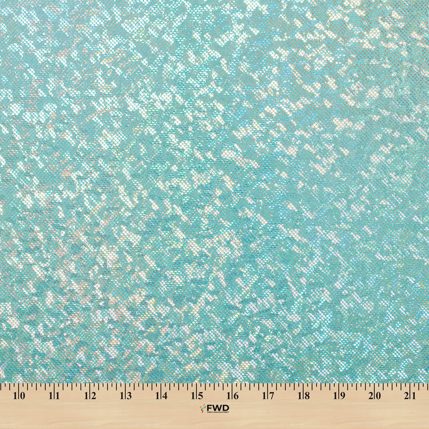 Micro Dot Hologram Tricot Foil Fabric - Image 25