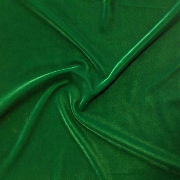 Micro Velvet Rod Pocket Curtains - Kelly Green - Image 3
