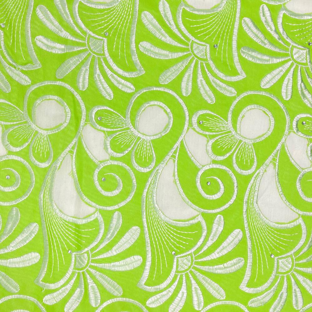 Damask Loop Embroidery Organza Lace - Image 2