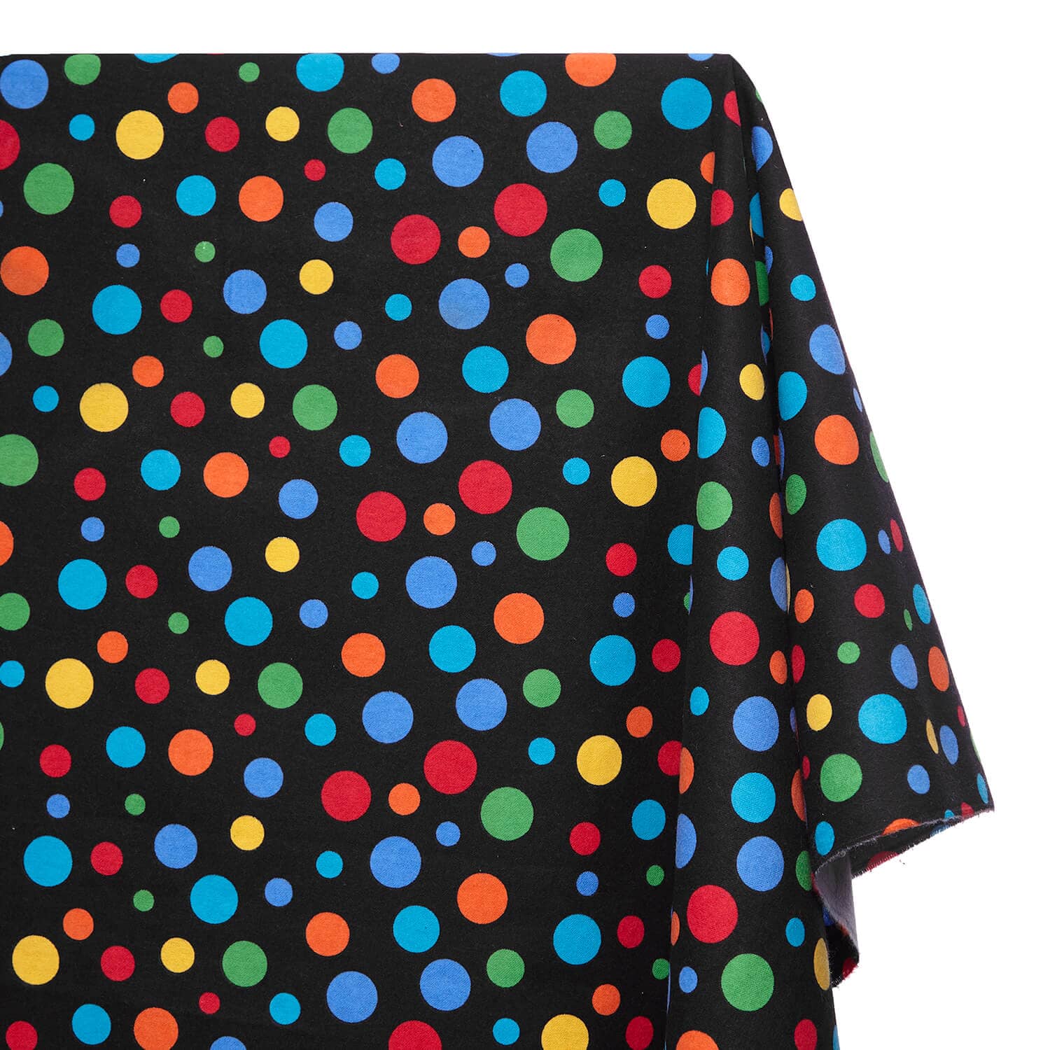 Multi Dot Printed Cotton Flannel - Image 5