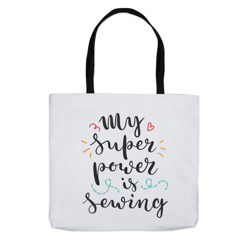 My Super Power Is Sewing  Tote Bag - Image 2
