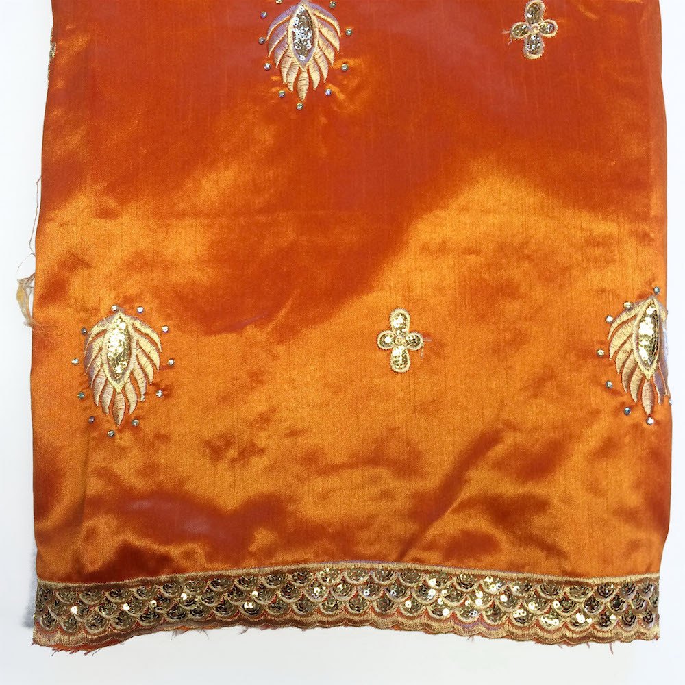 Noble African George Taffeta Studded - Orange - Image 2