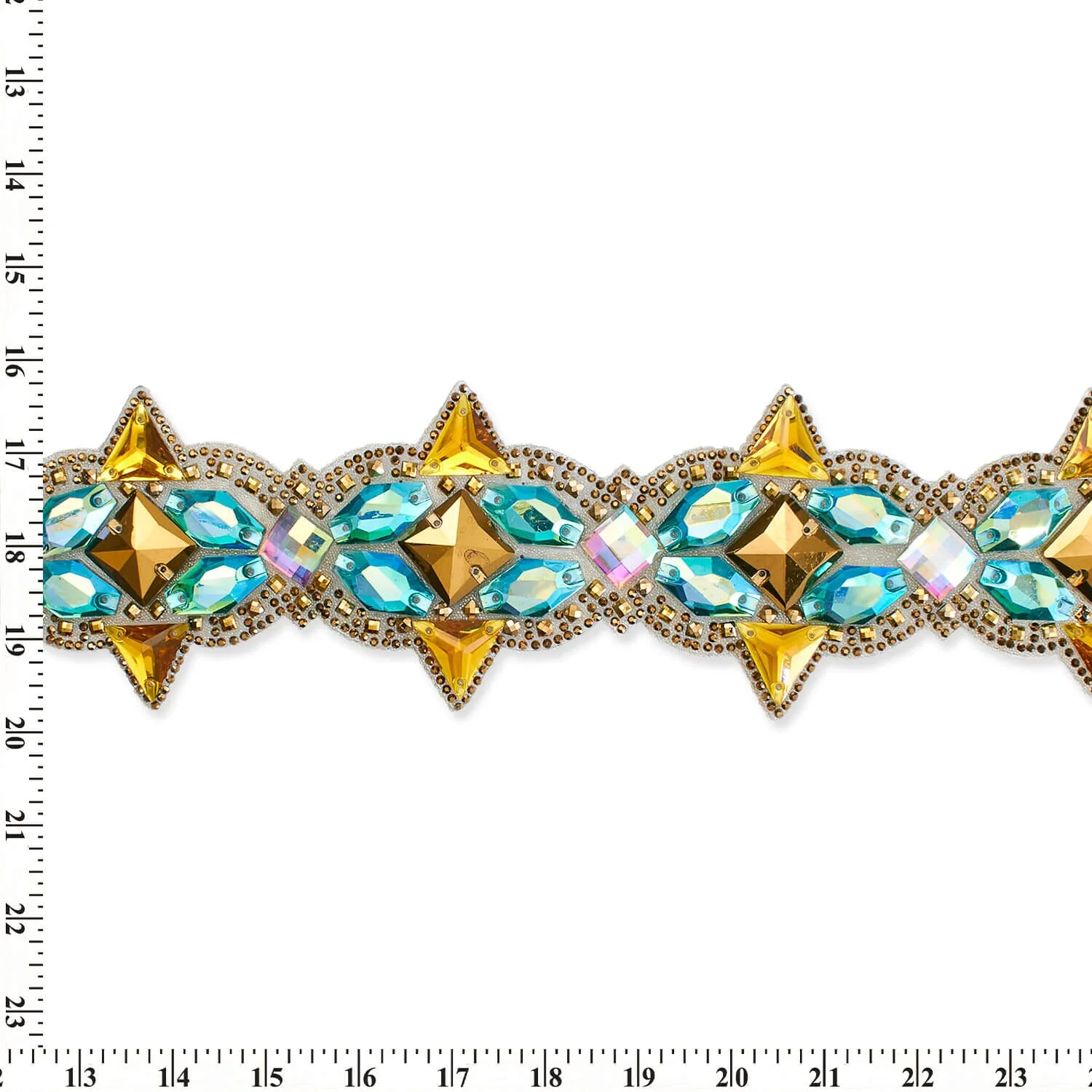 Northstar Resin Rhinestone Iron On Trim - Image 4