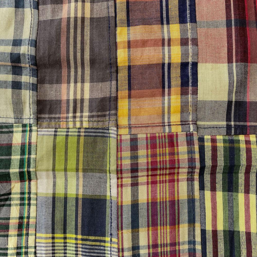 Patchwork Nantucket Madras Plaid Fabric - Theodore - Image 2