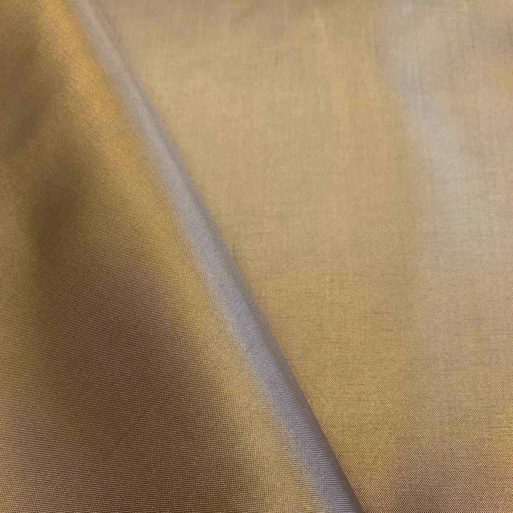 Poly China Silk Lining Rod Pocket Curtains - Sand - Image 3