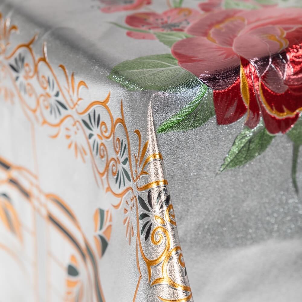Rose Metallic Oilcloth - Image 6