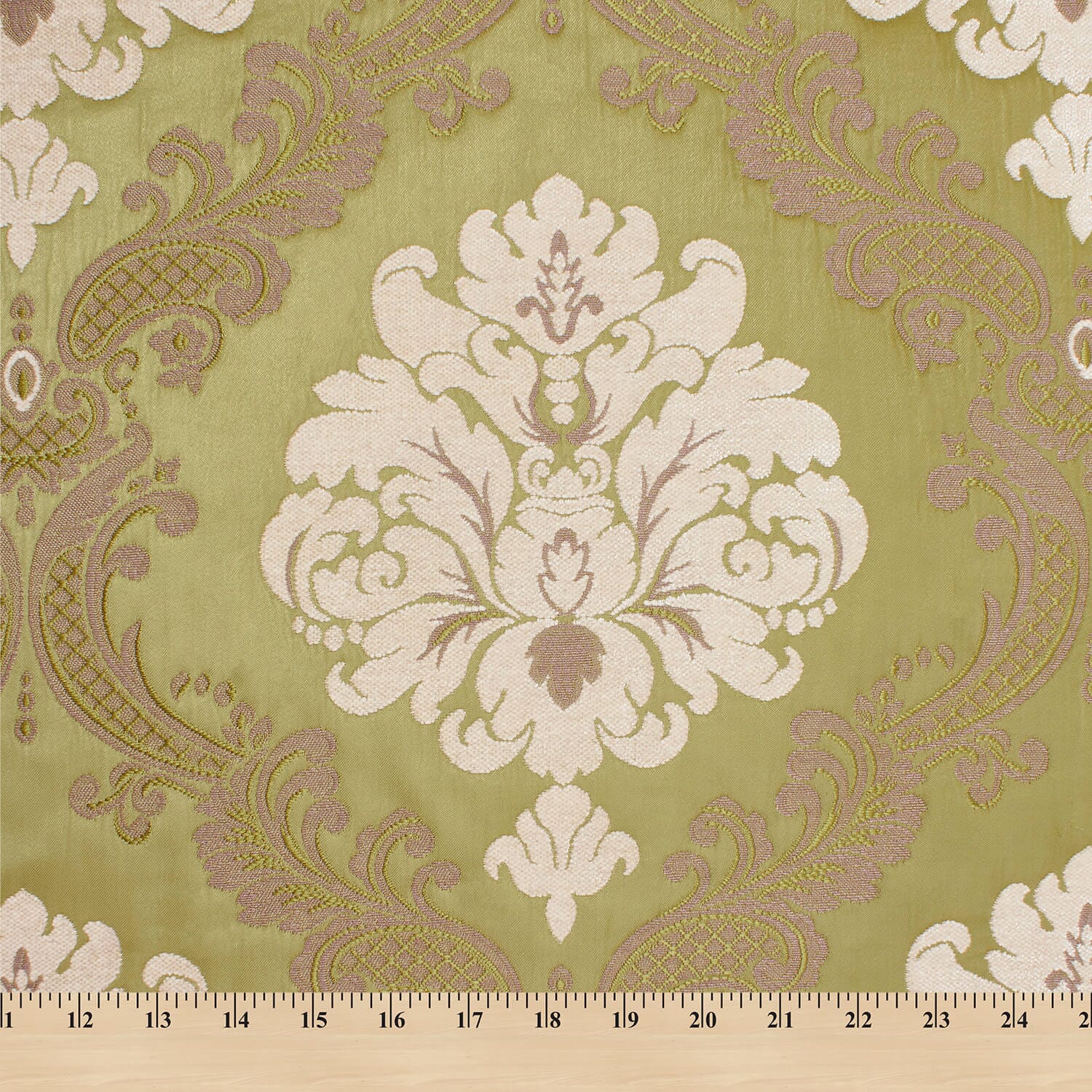 Royal Damask Chenille Upholstery Brocade Satin Jacquard - Image 17