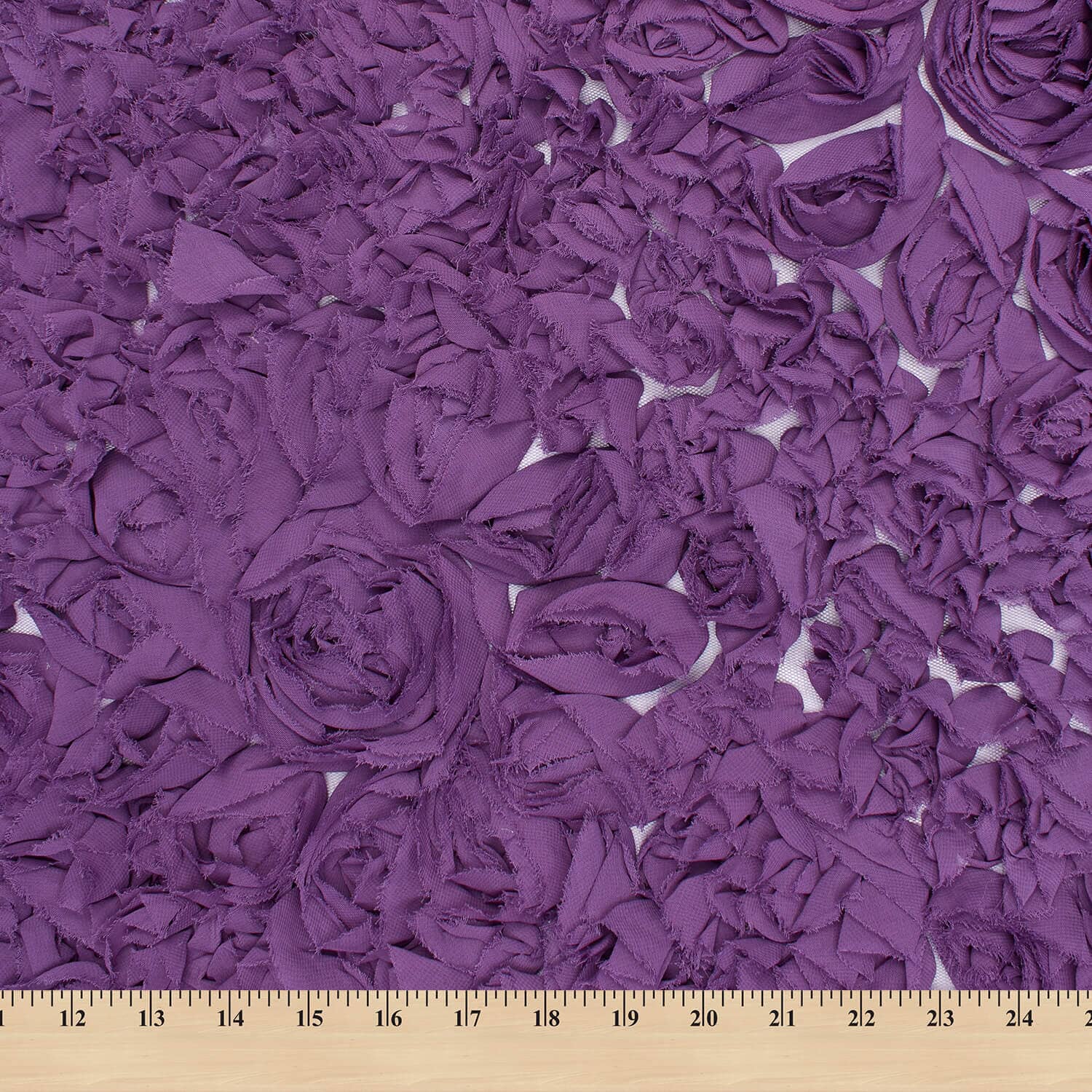 Ruffle Daisy Rosette On Mesh - Image 13