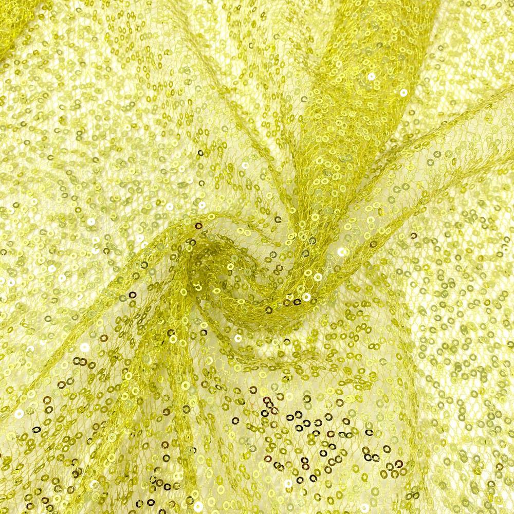 Scattered Micro Sequins on Chemical Mesh - Image 12