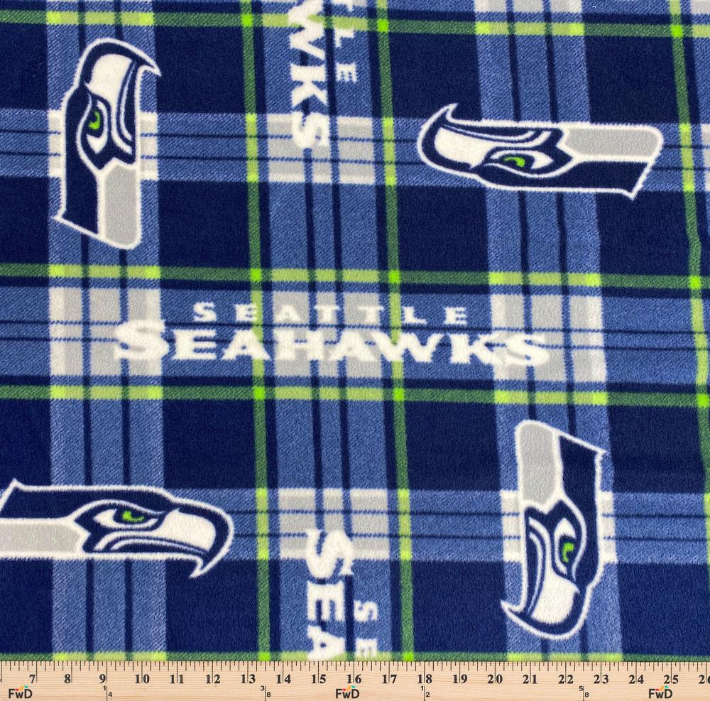 Seattle Seahawks NFL Fleece Fabric - Image 3