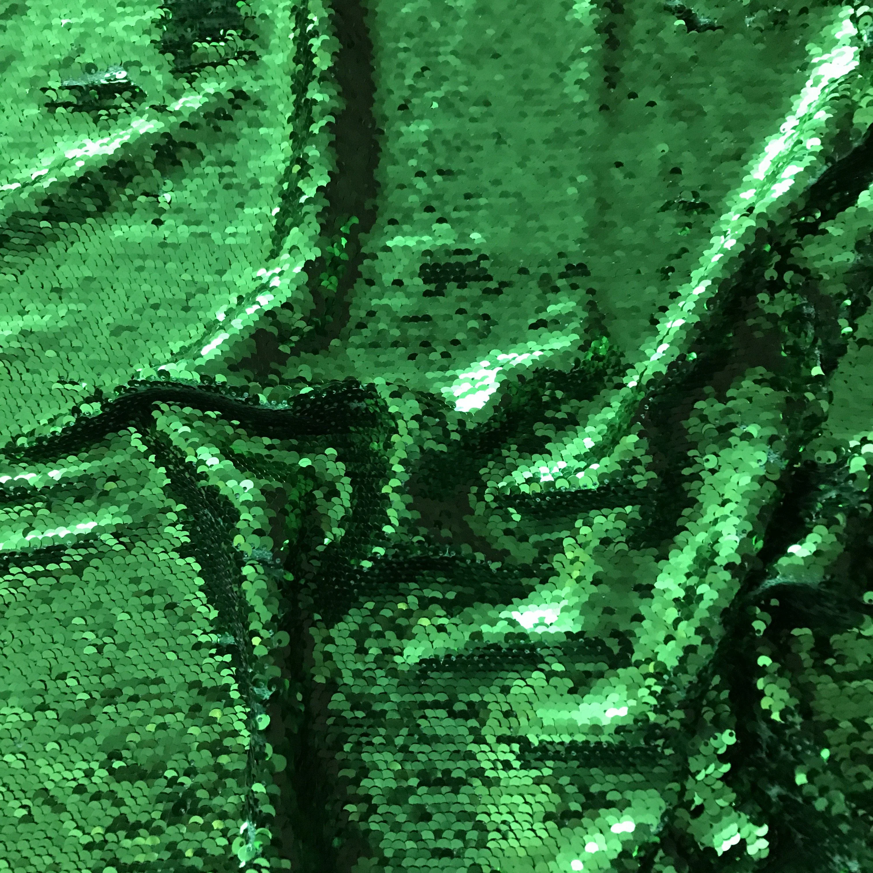 All-Over Sequins Mermaid Scale on Stretch Mesh - Image 9