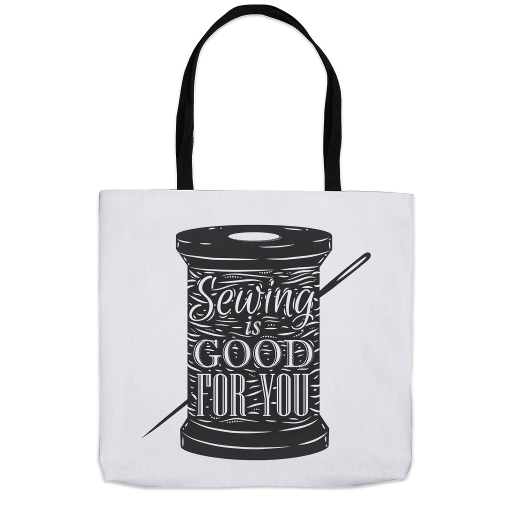 Sewing Is Good For You Tote Bag - Image 3