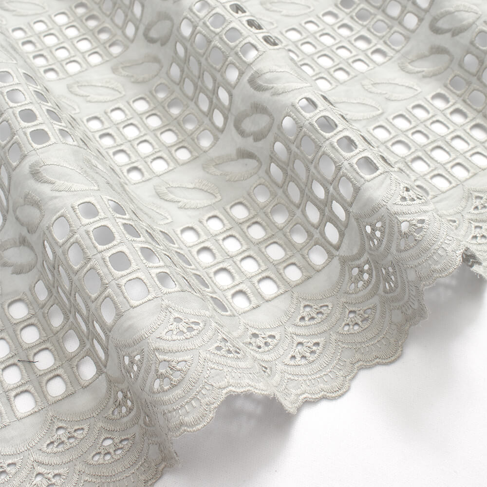 Sheer Embroidered Eyelet - Image 2