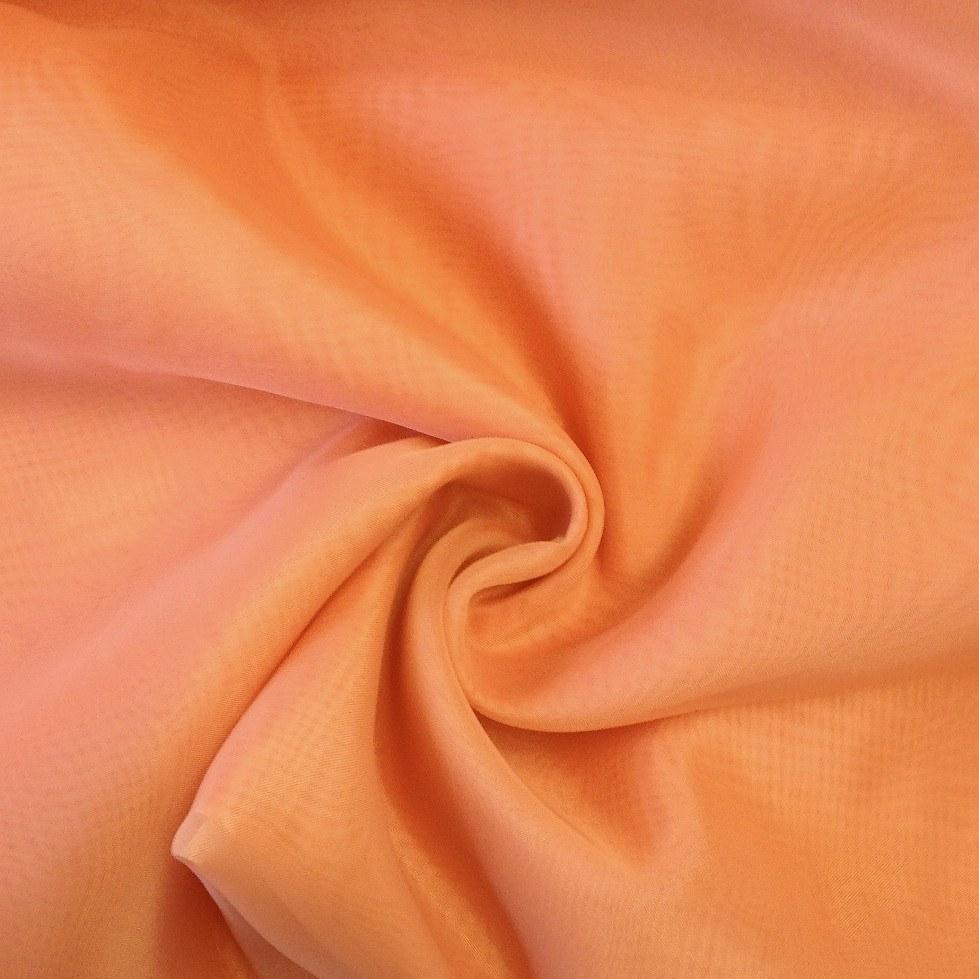 Sheer Voile Rod Pocket Curtains - Coral - Image 3