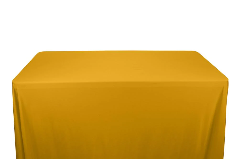 Shiny Milliskin Tricot Banquet Rectangular Table Covers - 6 Feet - Image 11