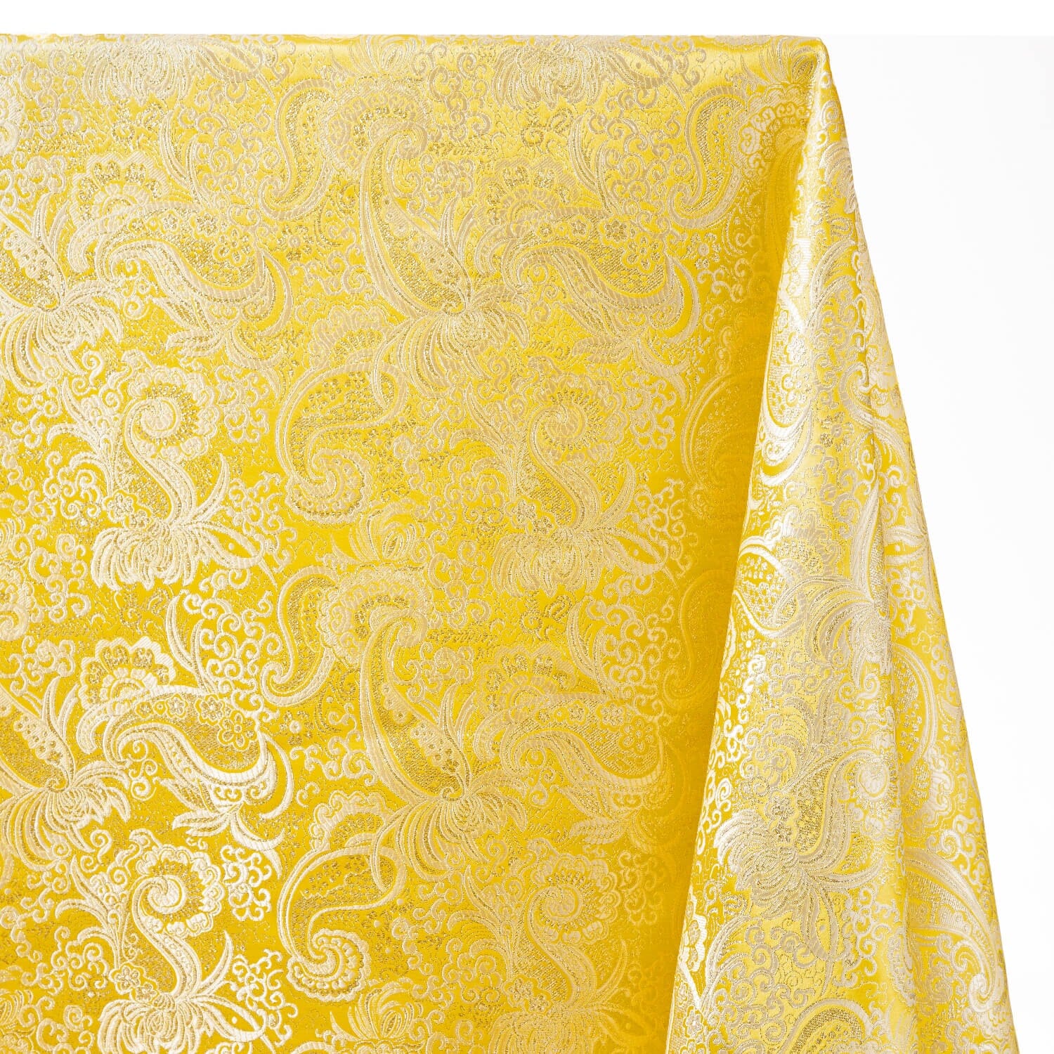 Silver Paisley Metallic Brocade - Image 18