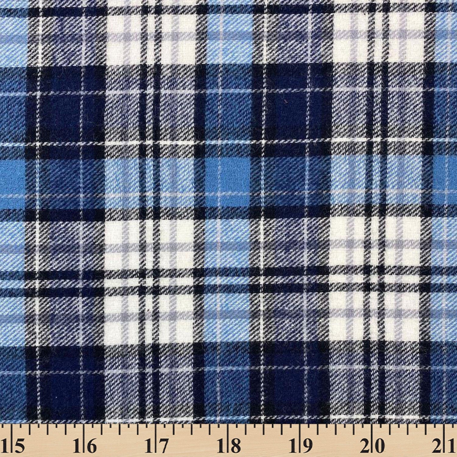 Simon Tartan Plaid Yarn Dyed Brushed Cotton Flannel - Image 8