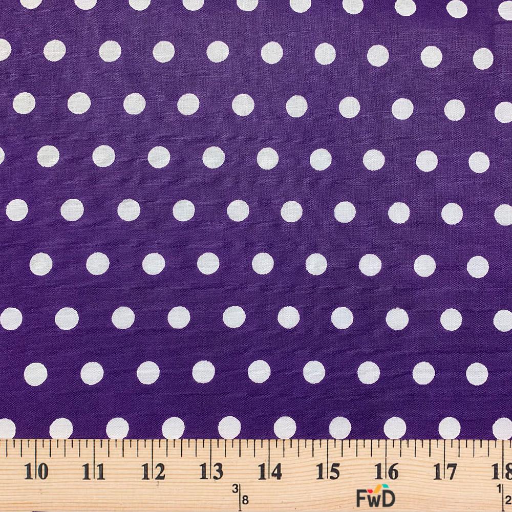 Small Polka Dot Cotton Poplin (43/44 Inch) - Image 68
