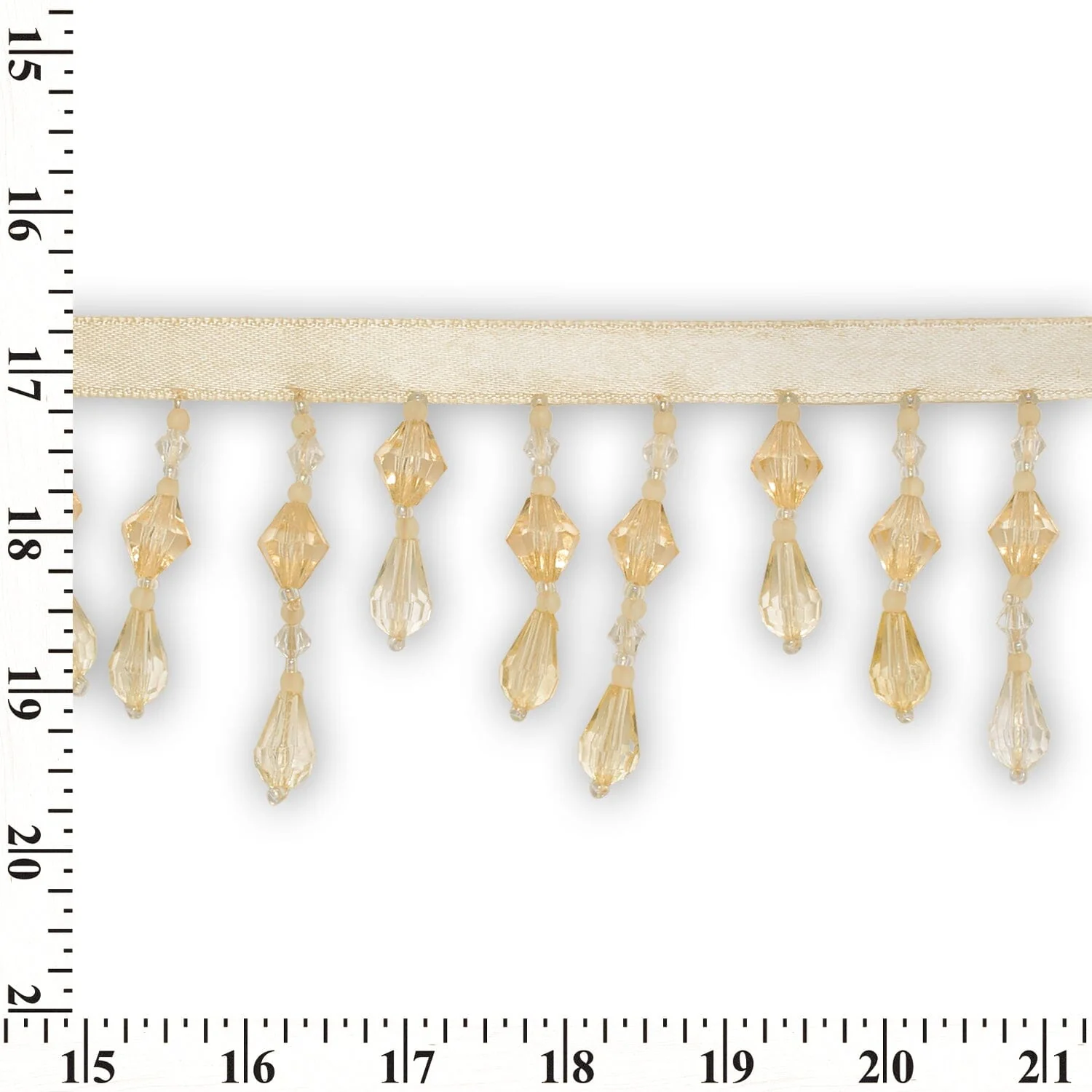 Small Teardrop Beaded Rhinestone Tassel Fringe Trim - Image 19