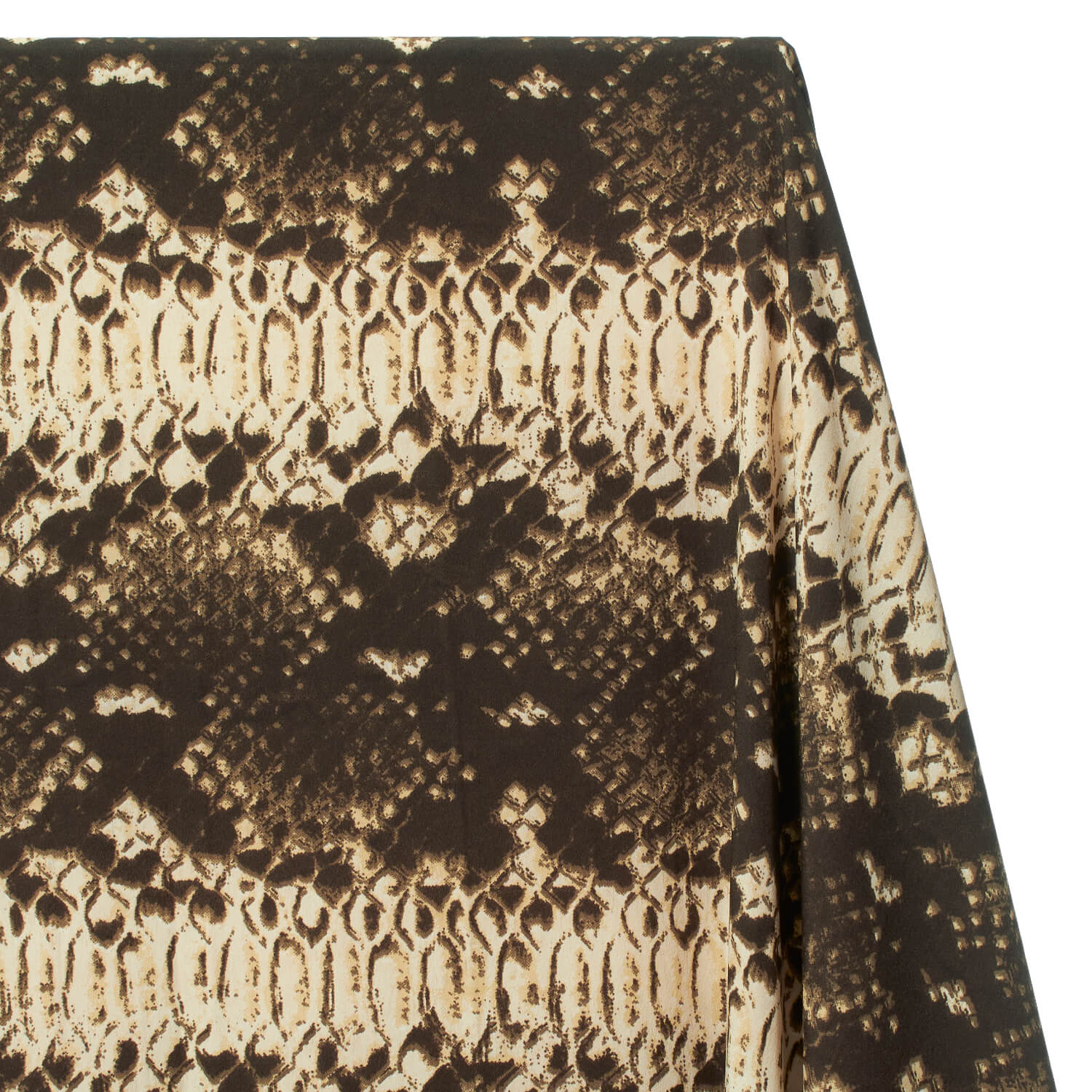 Snakeskin Crepe De Chine Print - Image 3