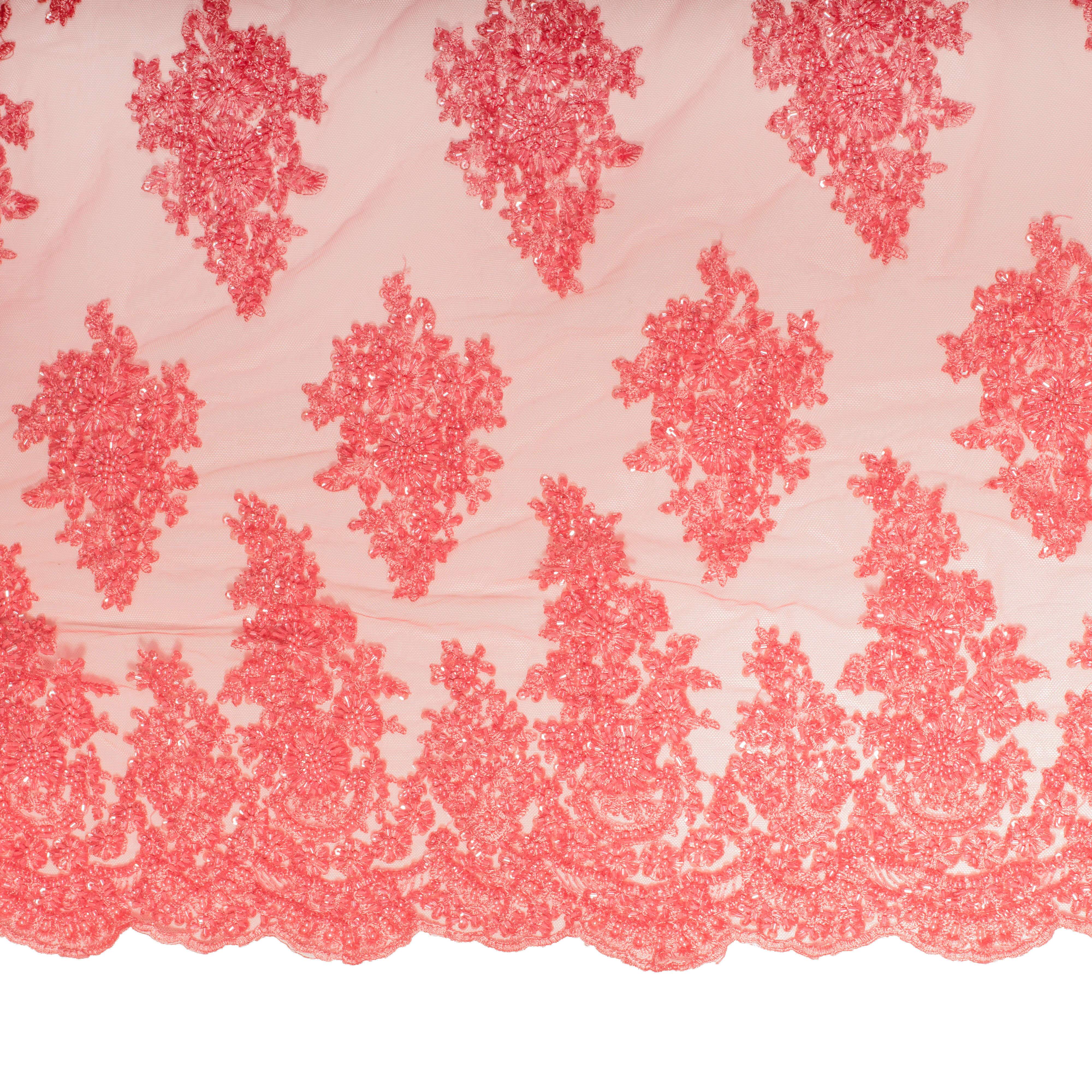 Spruce Bridal Lace Beaded Fabric - Image 25