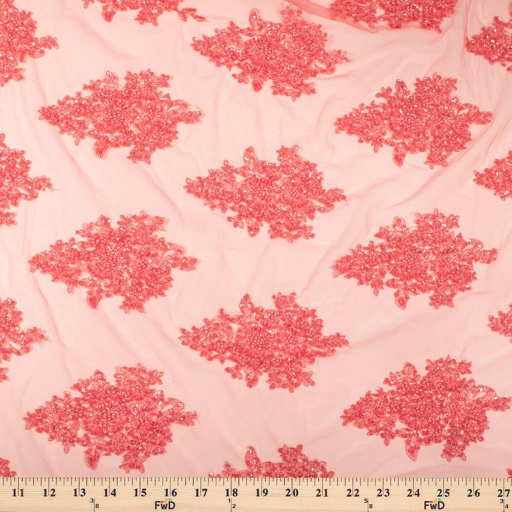 Spruce Bridal Lace Beaded Fabric - Image 26
