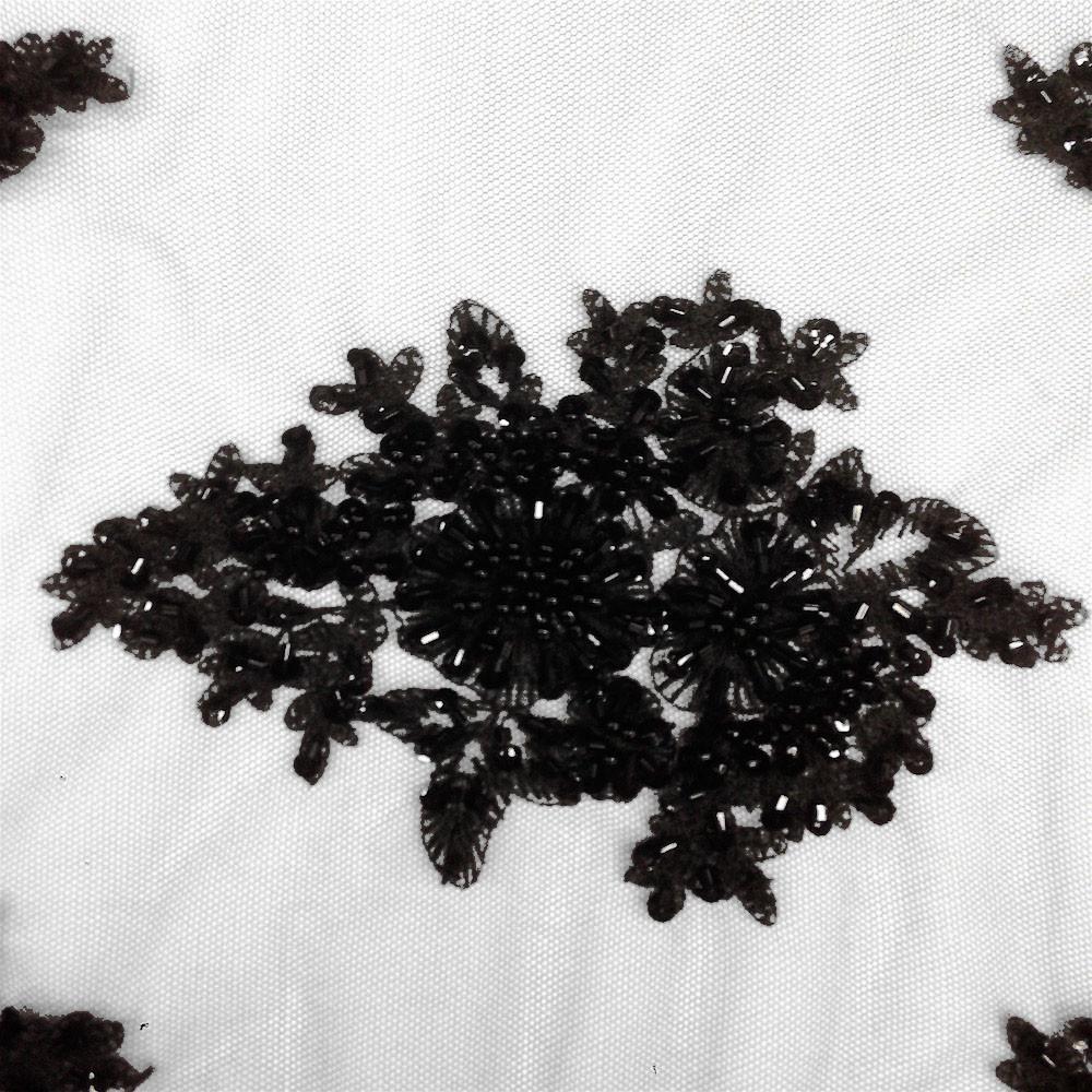 Spruce Bridal Lace Beaded Fabric - Image 48