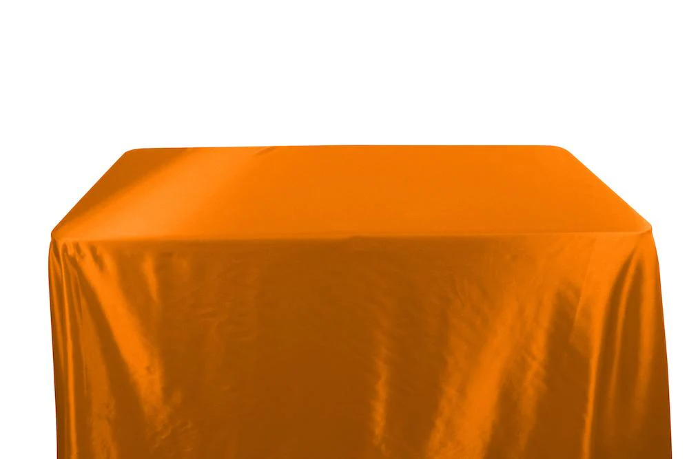 Stretch Charmeuse Satin Banquet Rectangular Table Covers - 6 Feet - Image 8