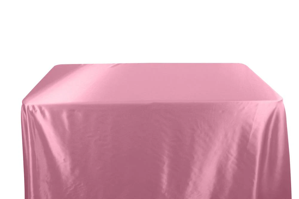 Stretch Charmeuse Satin Banquet Rectangular Table Covers - 8 Feet - Image 10