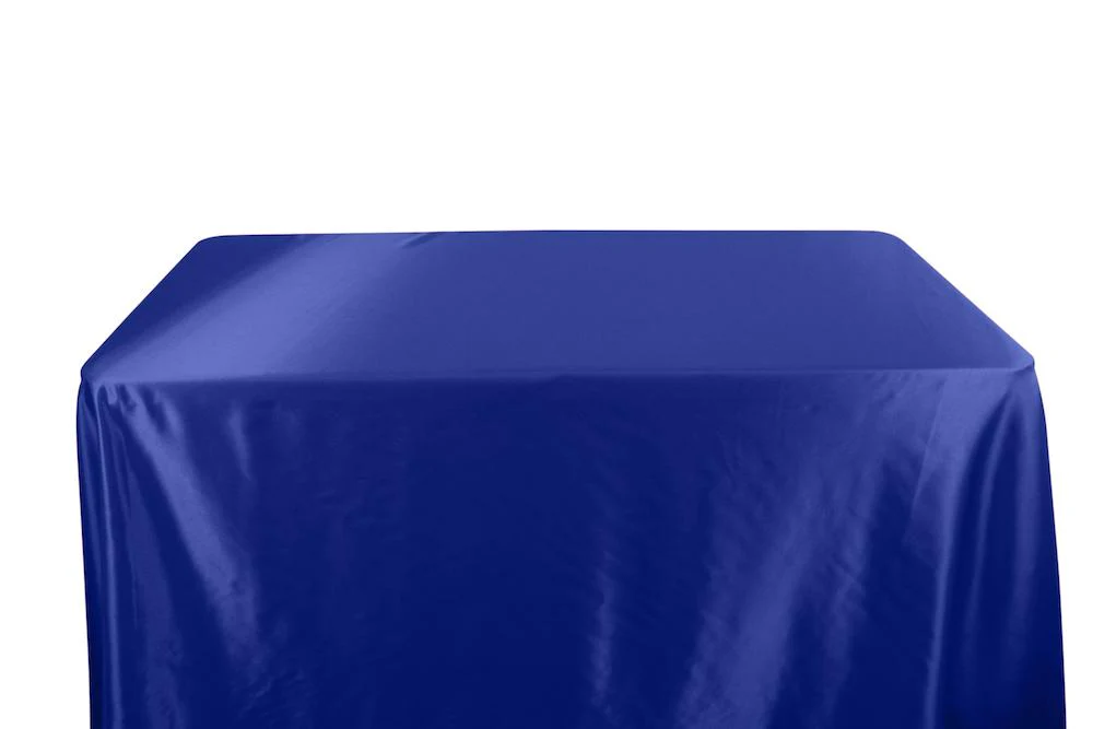 Stretch Charmeuse Satin Banquet Rectangular Table Covers - 8 Feet - Image 20