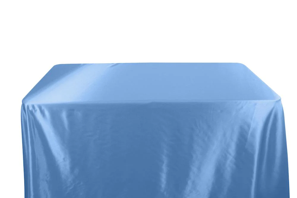 Stretch Charmeuse Satin Banquet Rectangular Table Covers - 8 Feet - Image 22