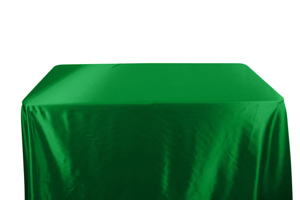 Stretch Charmeuse Satin Banquet Rectangular Table Covers - 8 Feet - Image 26