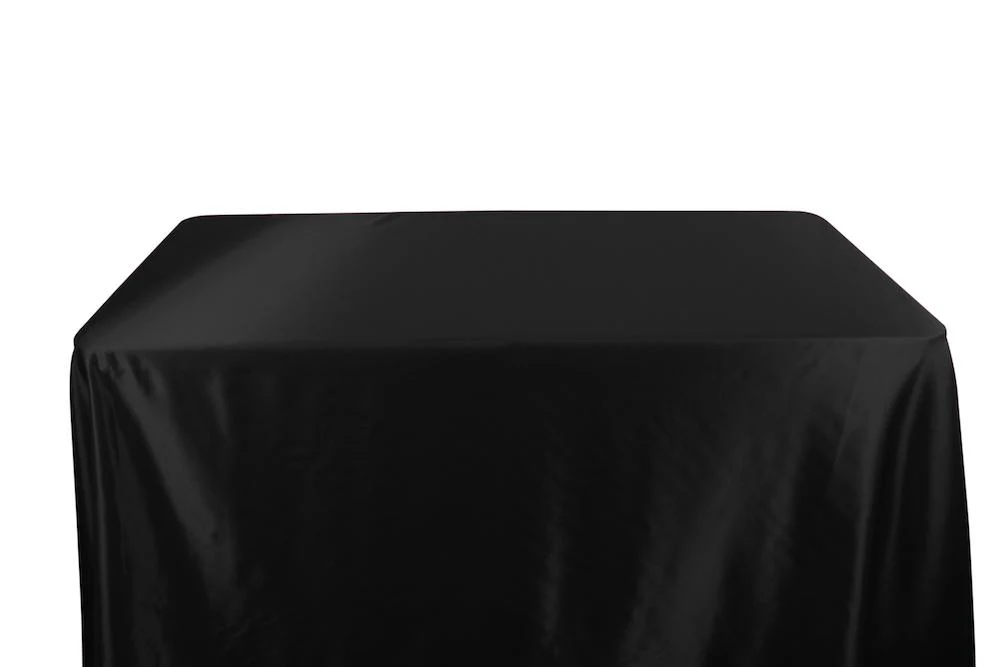 Stretch Charmeuse Satin Banquet Rectangular Table Covers - 8 Feet - Image 28