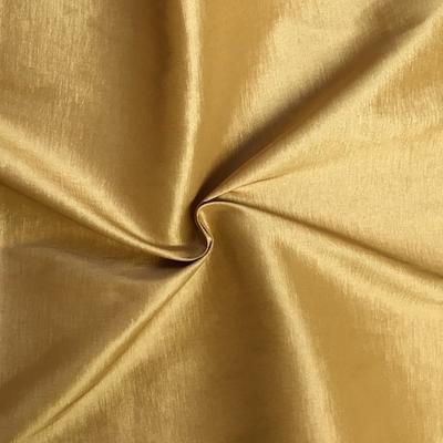 Stretch Taffeta Rod Pocket Curtains - Gold - Image 3