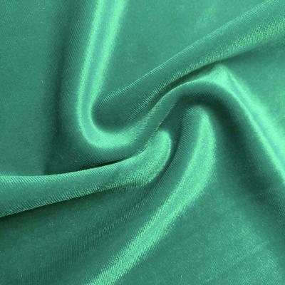 Stretch Velvet Rod Pocket Curtains - Spring Green - Image 3
