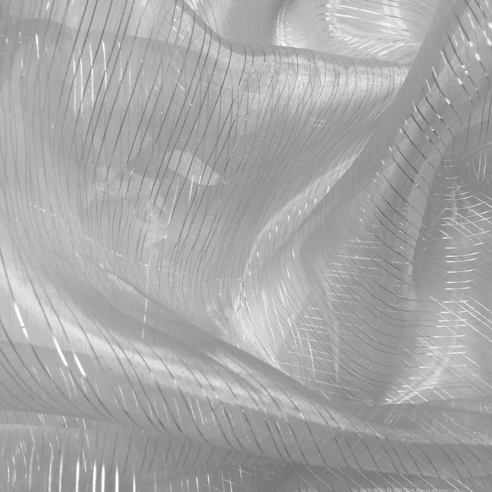 Striped Crystal Organza - Image 3