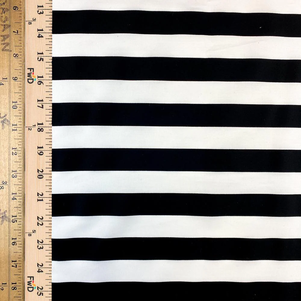 Striped Printed Cotton Poplin - Image 4