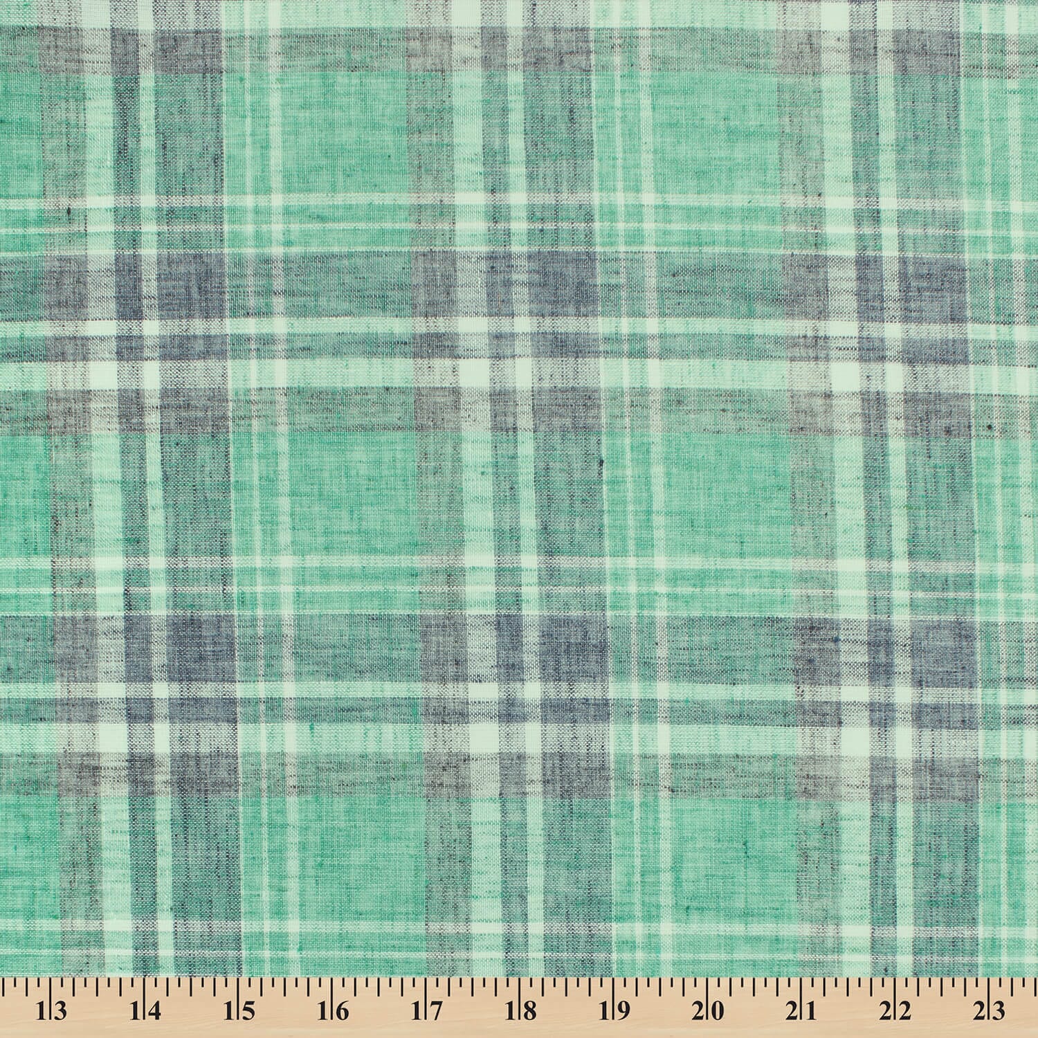 Tartan Plaid Linen-Look - Image 10
