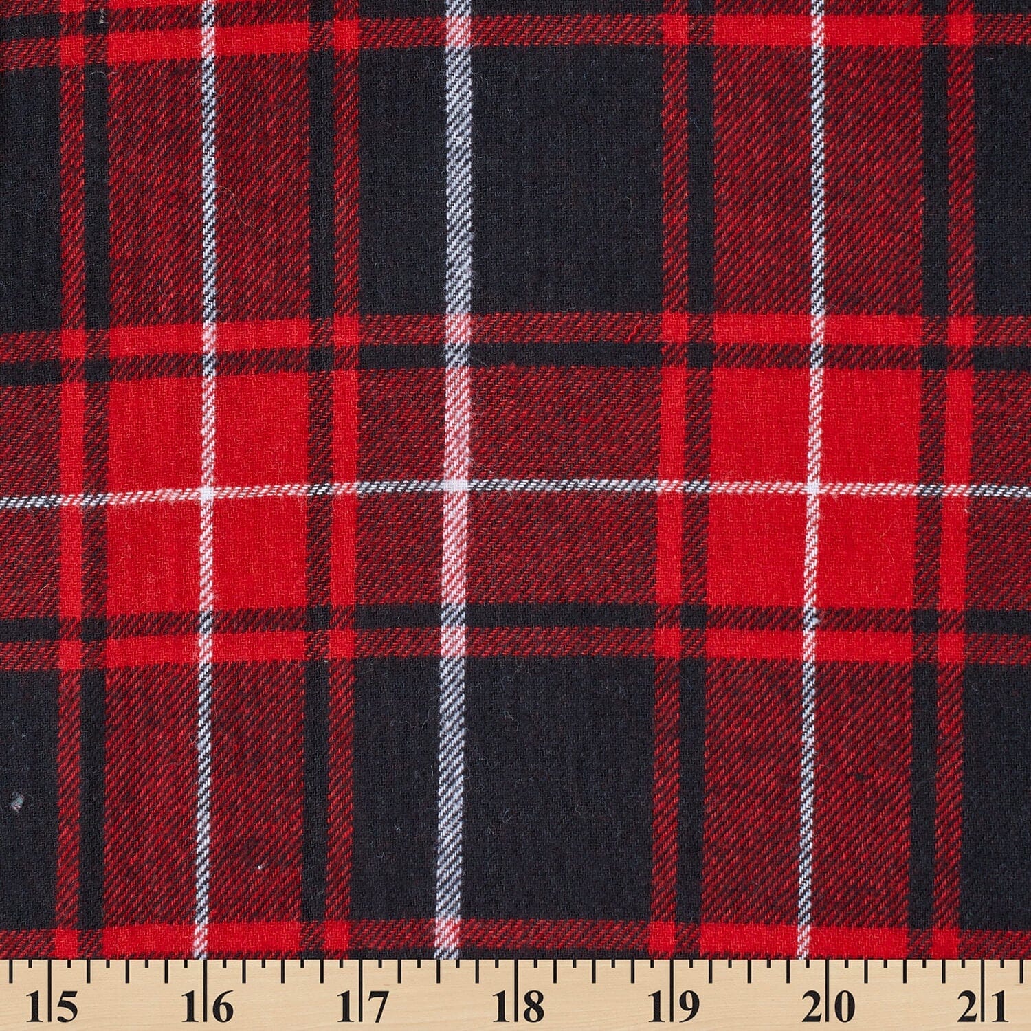 Tartan Plaid Yarn Dyed Brushed Cotton Flannel (Design 20) - Image 4
