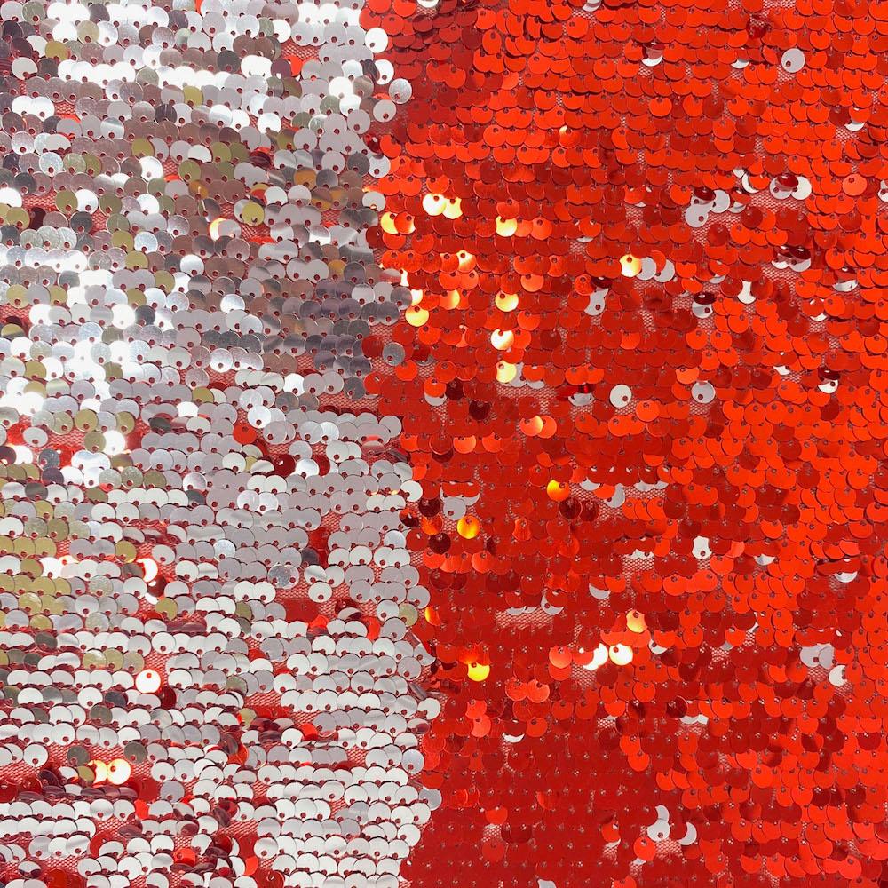 Two-Sided Reversible Sequins On Stretch Mesh - Image 6