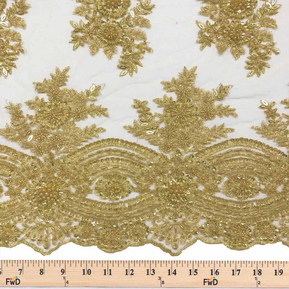 Viburnum Bridal Lace Beaded Fabric - Image 35
