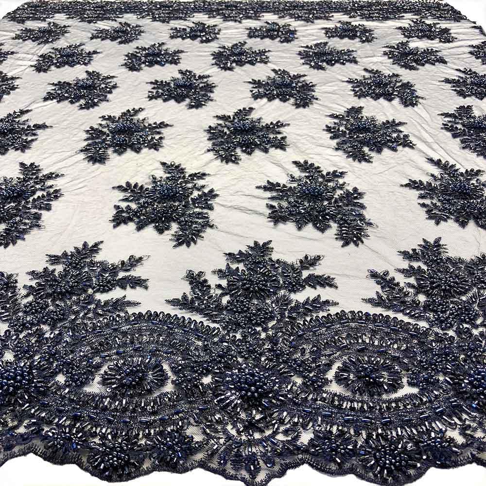 Viburnum Bridal Lace Beaded Fabric - Image 49