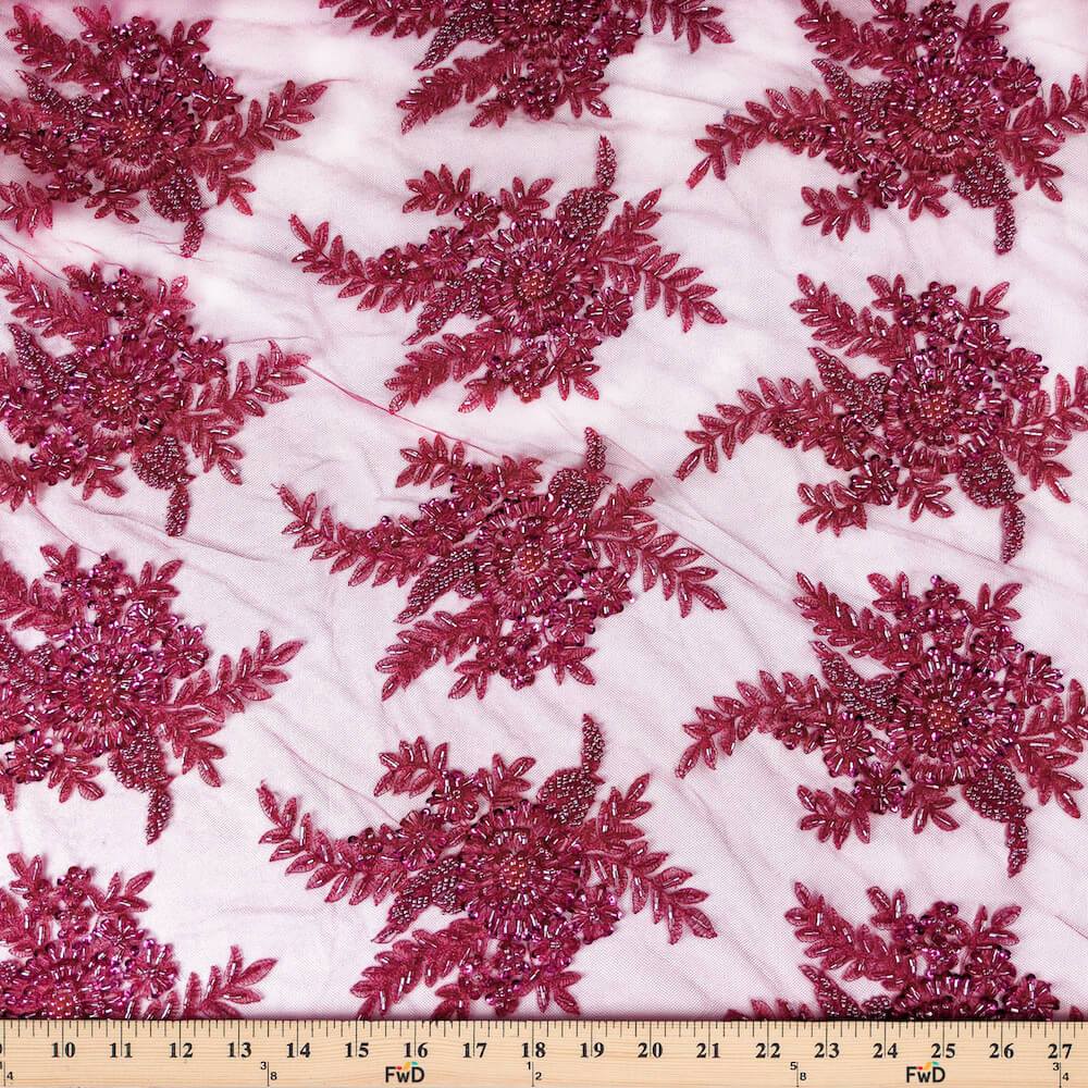 Viburnum Bridal Lace Beaded Fabric - Image 62