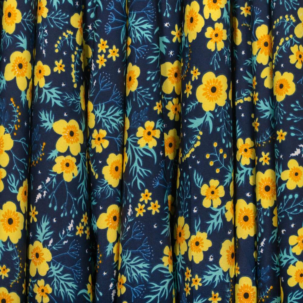 Viola Crepe De Chine Print - Image 9