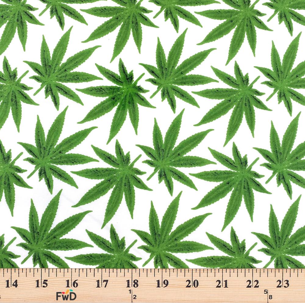 White Sativa Print Broadcloth - Image 3
