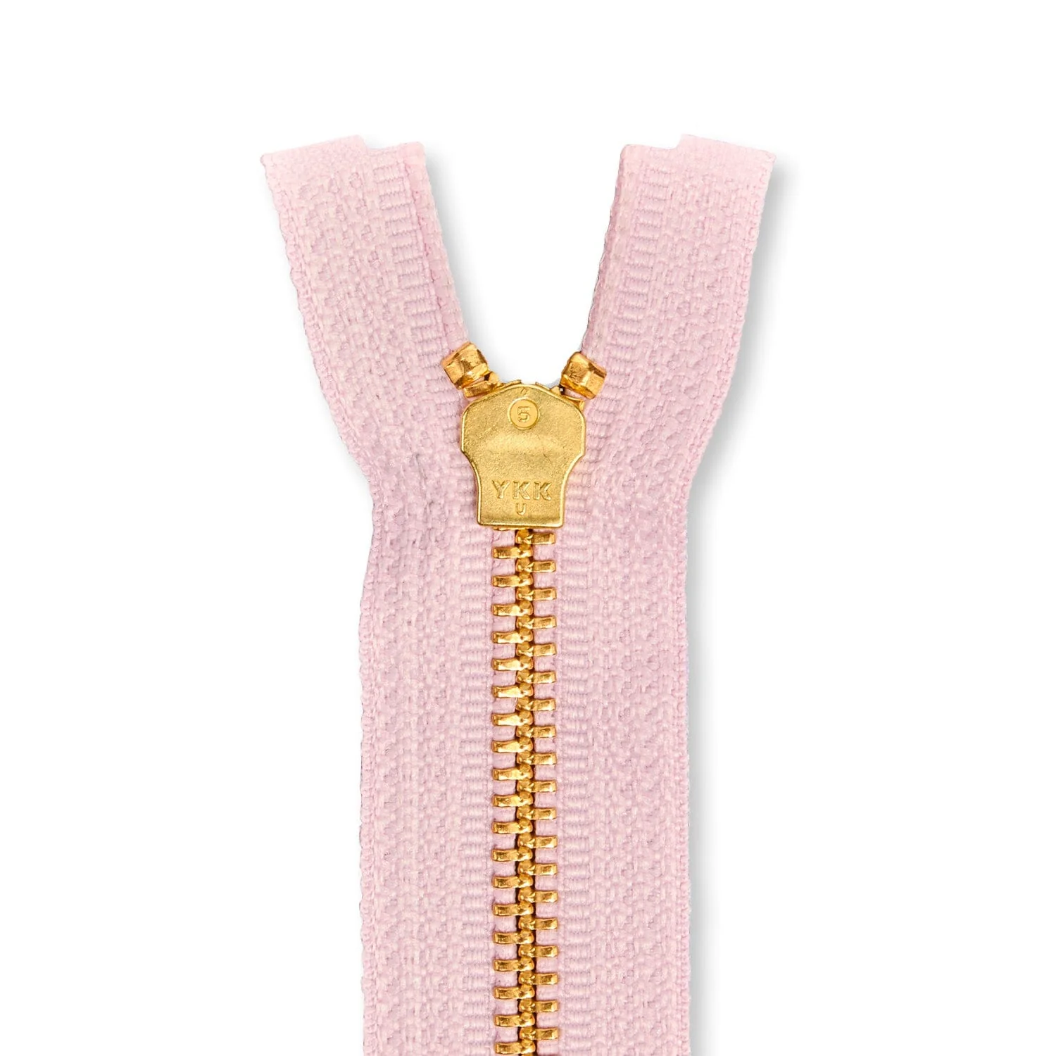 YKK #5 Brass Separating Zipper - Image 6